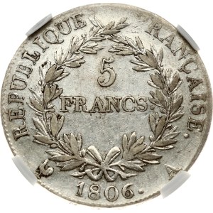 France 5 Francs 1806 A NGC XF 40