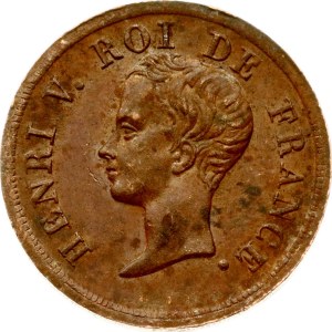 France Medalet 1833 Henri V