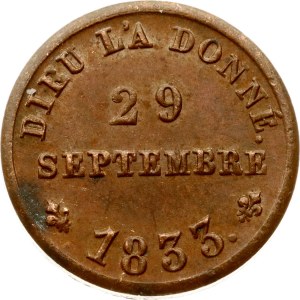 France Medalet 1833 Henri V