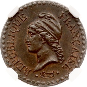 France 1 Centime 1848 A NGC MS 64 BN
