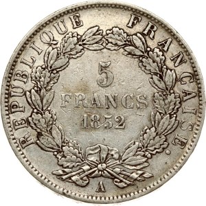 France 5 Francs 1852 A
