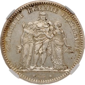 France 5 Francs 1873 A NGC MS 62