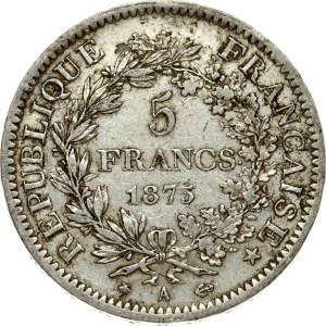France 5 Francs 1875A