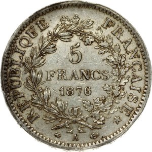 France 5 Francs 1876A