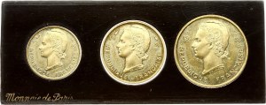 French West Africa 5 - 25 Francs 1956 Essai Set of 3 coins