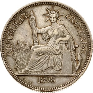 French Indochina Piastre 1898 A