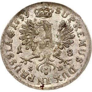 Deutschland Brandenburg-Preußen 18 Groscher 1699 SD