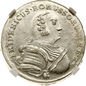 Germany Prussia 18 Groscher 1751 E NGC MS 63