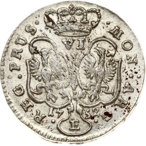 Germany Prussia 6 Groscher 1752 E S