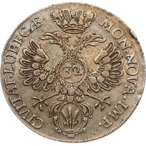 Germany Lübeck 32 Schilling 1752 JJJ