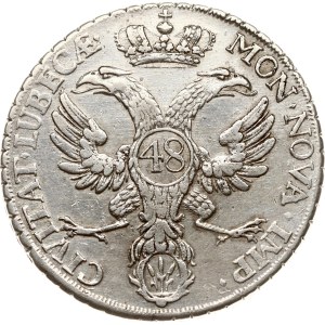 Germany Lübeck 48 Schilling 1752 JJJ