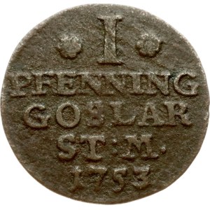 Germany Goslar 1 Pfenning 1753