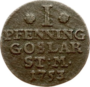 Germany Goslar 1 Pfenning 1753