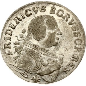 Germany Prussia 6 Groscher 1754 E