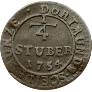Germany Dortmund 1/4 Stuber 1754 HS Error