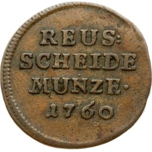 Germany Reuss-Lobenstein 1 Pfennig 1760