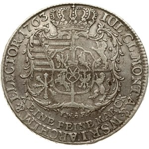 Germany Saxony Taler 1763 FWôF