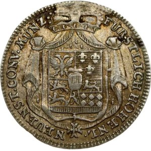 Germany Hohenlohe-Oehringen 10 Kreuzer 1785 KRN