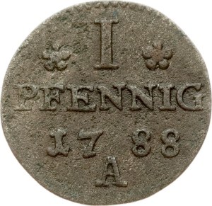 Germany Prussia 1 Pfennig 1788 A