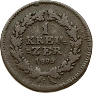 Germany Nassau 1 Kreuzer 1809 L