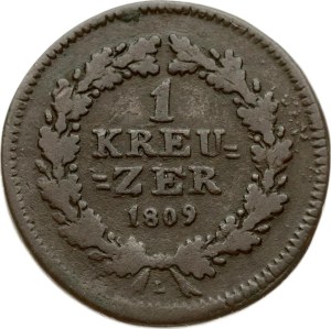 Germany Nassau 1 Kreuzer 1809 L