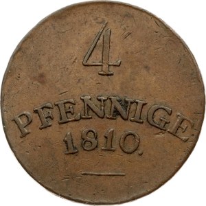 Germany Saxe-Weimar-Eisenach 4 Pfennige 1810