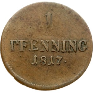 Germany Bavaria 1 Pfenning 1817