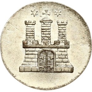 Germany Hamburg 1 Sechsling 1851
