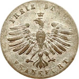Germany Frankfurt 1 Kreuzer 1853