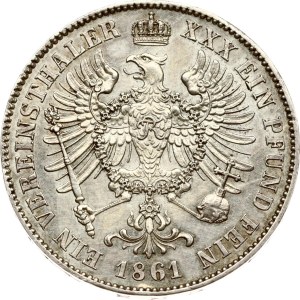 Germany Prussia Taler 1861 A