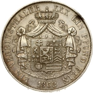 Germany Hessen-Homburg Taler 1862
