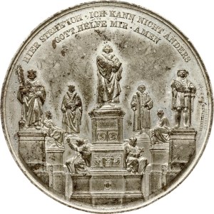 Germany Medal Lutheran Festival in Worms 1868