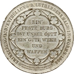 Germany Medal Lutheran Festival in Worms 1868