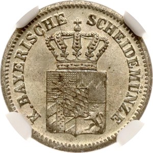 Germany Bavaria 1 Kreuzer 1871 NGC MS 66