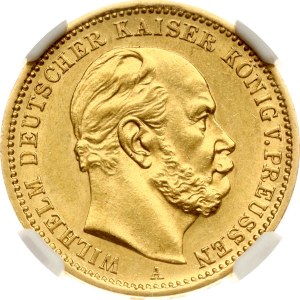 Germany Prussia 20 Mark 1873 A NGC AU 58