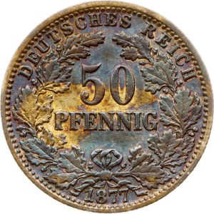 Germany 50 Pfennig 1877 C