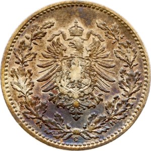 Germany 50 Pfennig 1877 C