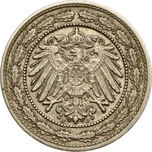 Germany 20 Pfennig 1890 J