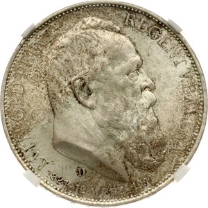 Germany Bavaria 3 Mark 1911 D Birthday NGC MS 64