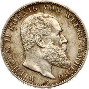 Germany Württemberg 3 Mark 1912 F