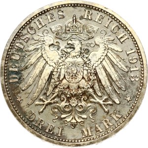 Germany Prussia 3 Mark 1913 A Reign