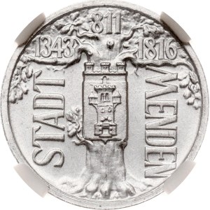 Germany Weimar Republic Westphalia Menden 1 Million Mark 1923 NGC MS 64