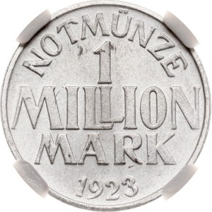Germany Weimar Republic Westphalia Menden 1 Million Mark 1923 NGC MS 64