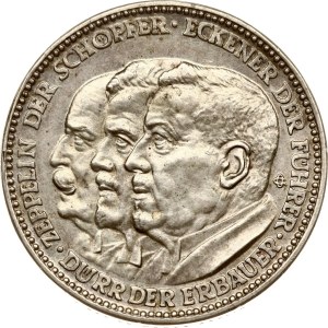 Germany Weimar Republic Medal On the airship's world tour Graf Zeppelin 1929