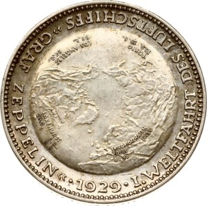 Germany Weimar Republic Medal On the airship's world tour Graf Zeppelin 1929