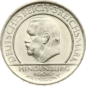 Germany Weimar Republic 3 Reichsmark 1929 D Weimar Constitution