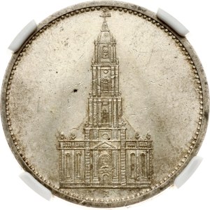 Germany Third Reich 5 Reichsmark 1934 A Potsdam Garrison Church NGC MS 63