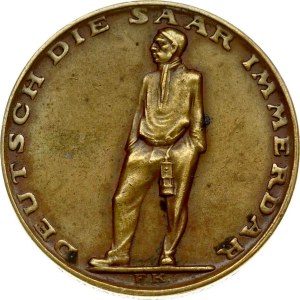 Germany Third Reich Medal 1935 Saarland Reunification