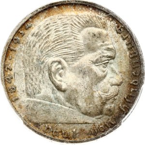 Germany Third Reich 2 Reichsmark 1939 A Hindenburg PCGS MS 62