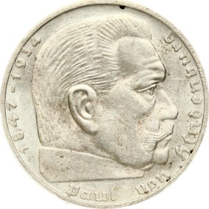 Germany Third Reich 2 Reichsmark 1939 F Hindenburg PCGS MS 62